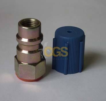 Adapter QCL 13 mm x 1/4"F SAE 180° z wyciskaczem