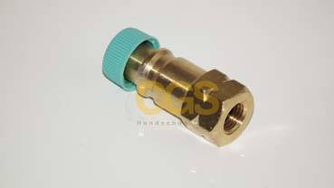 Adapter QCHYF 17 mm x 1/4"F SAE 180° z wyciskaczem