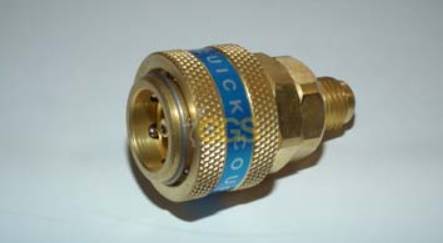 Szybkozłącze QCLYF 180° R1234yf LP x 1/4"M SAE
