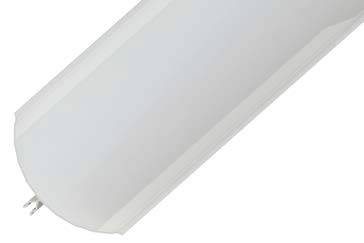 Obróbka - listwa maskująca L=100 x 4000 ; RAL 9010