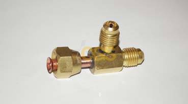 Trójnik 1/4"M SAE x 1/4"M SAE x 1/4"F SAE , 2xW