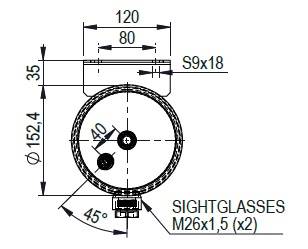 Zbiornik oleju OCS typ RO1RR152X920, 15,0 l , 32 b