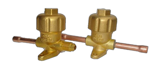 Zawór serwisowy DSVH 3/8"ODF x 3/8"SAE , 120 bar