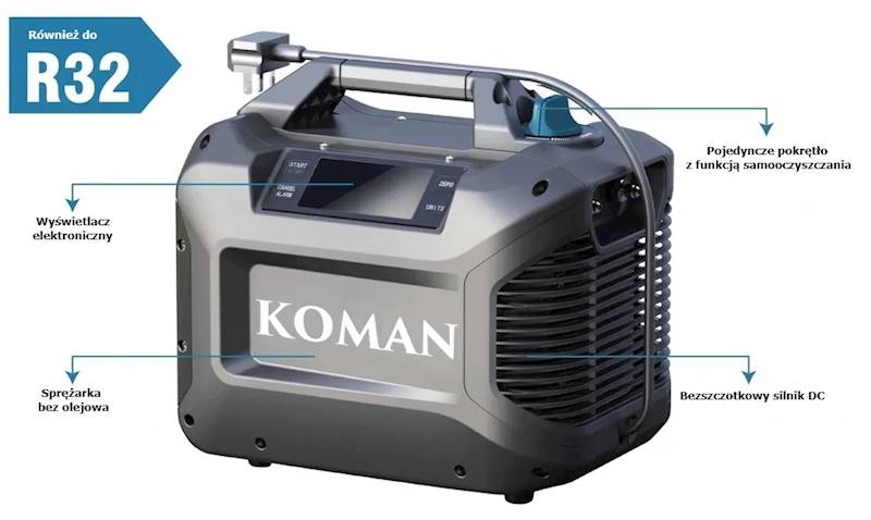Stacja do odzysku czynnika KOMAN typ KM-520D