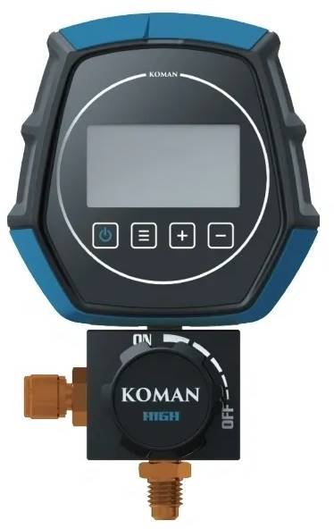 Manometr elektroniczny z zaworem LP - 90 czynników