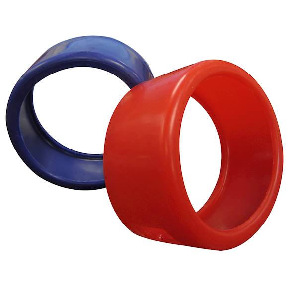 Osłona manometru 80 mm komp.: niebieska+czerwona