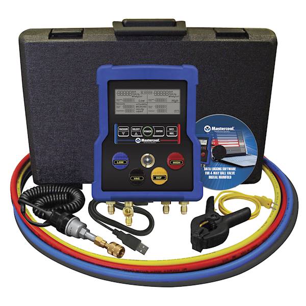 Manometr elektroniczny czterodrogowy - zestaw 5