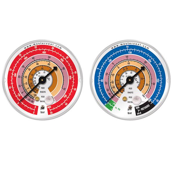 Manometr MASTERCOOL typ LP80, 0~20 bar , 1/8" NPT