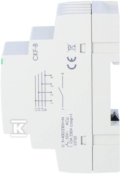 Czujnik kolejności i zaniku fazy 