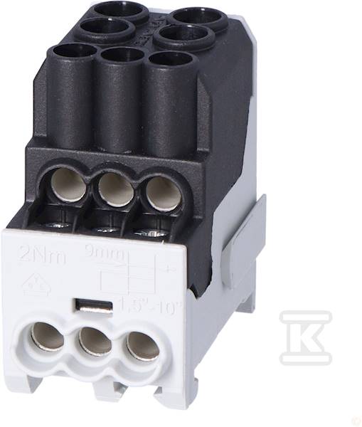 Złączka gwintowana SDB 100 czarna