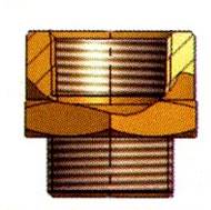 Adapter zaworu bezpieczeństwa 1/2"GAS x 3/8"NPT