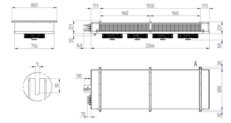 Chłodnica glikolowa RIVACOLD typ RDFW43503ED
