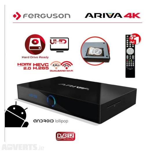 Tuner SAT Ferguson Ariva 4K