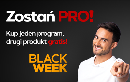 InsERT - Promocja Black Week: drugi produkt w cenie pierwszego!