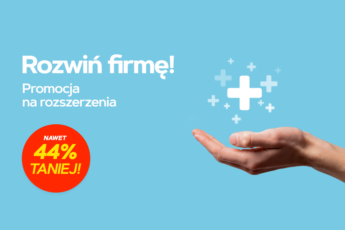 Rozwiń firmę! Skorzystaj z promocji na rozszerzenia