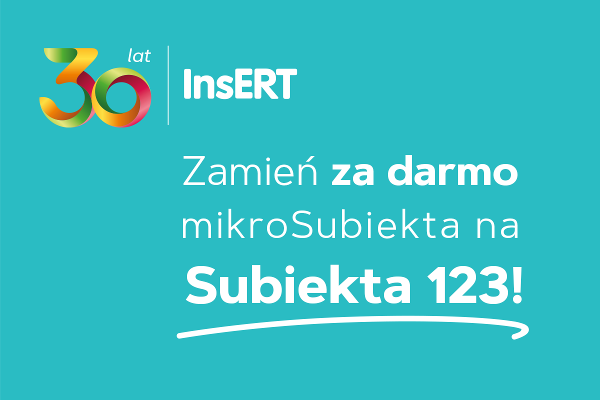 Zamień mikroSubiekta na Subiekta 123 za darmo!