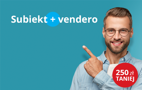 PROMOCJA SUBIEKT+VENDERO. RABAT NA OTWARCIE e-SKLEPU