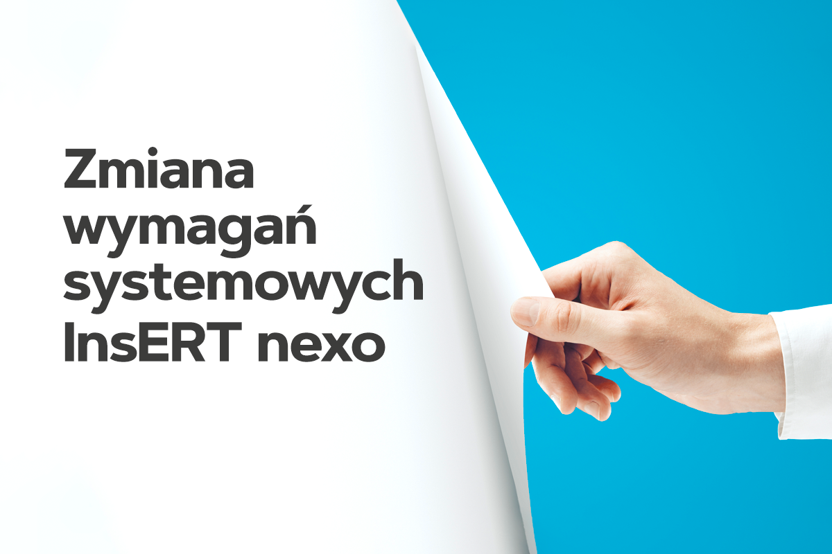 Zmiana wymagań systemowych nexo
