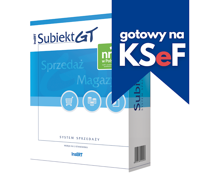 Subiekt GT • Opcja: licencja na 3 stan. dla użytkowników mikroSubiekt
