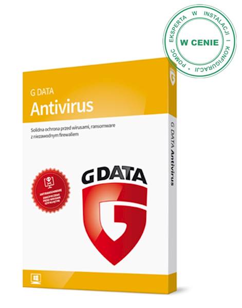 G DATA AntiVirus • 5 stanowisk • 1 rok