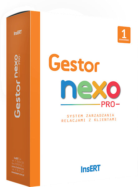 Gestor nexo PRO - System zarządzania relacjami z klientami • 3. Rozszerzenie na następne 1 stanowisko • Nie