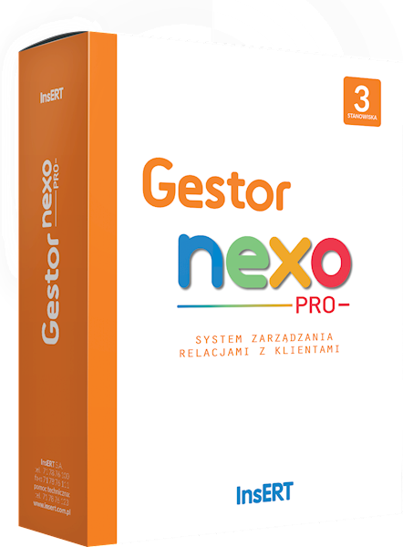 Gestor nexo PRO - System zarządzania relacjami z klientami • 4. Rozszerzenie na następne 3 stanowiska • Nie