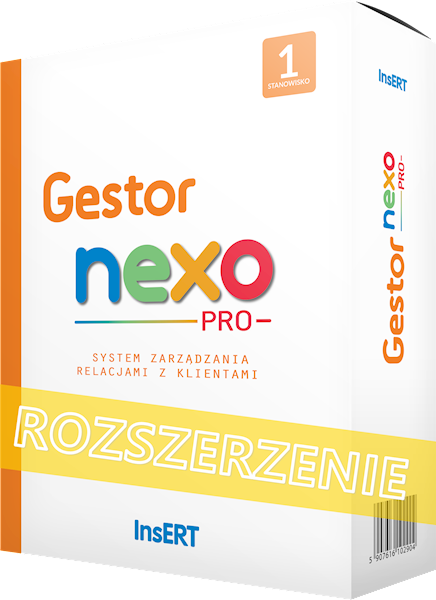 Gestor nexo PRO - rozszerzenia • Rozszerzenie: rozszerzenie na następne 3 stanowiska • Jestem użytkownikiem starszej wersji Gestora: Tak