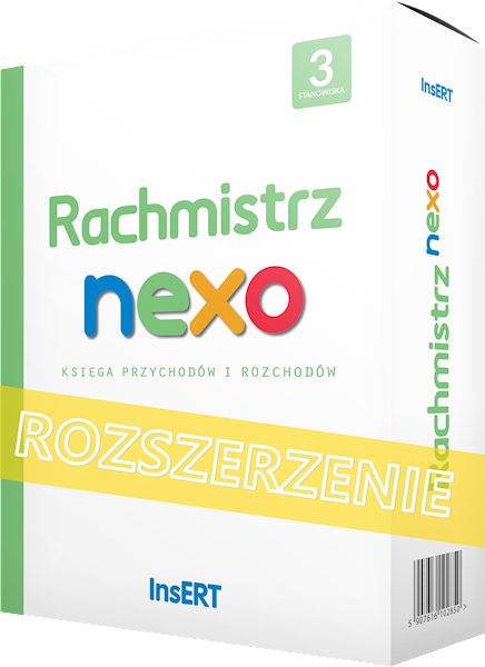 Rachmistrz nexo - rozszerzenia • Rachmistrz nexo - rozszerzenia • Rozszerzenie: rozszerzenie na następne 3 stanowiska • Jestem użytkowinikiem starszej wersji Rachmistrza: Tak