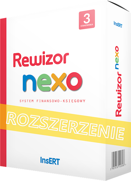 Rewizor nexo - rozszerzenia • Rozszerzenie: rozszerzenie na następne 3 stanowiska • Jestem użytkownikiem starszej wersji Rewizora: Nie