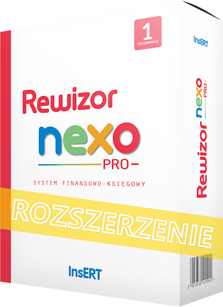 Rewizor nexo PRO - rozszerzenia • Rozszerzenie: rozszerzenie na następne 1 stanowisko • Jestem użytkownikiem starszej wersji Rewizora: Nie