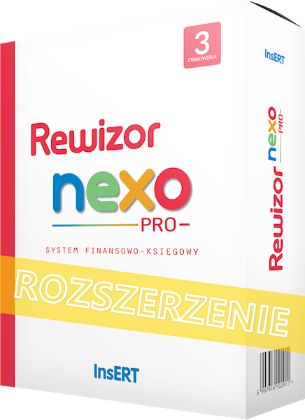 Rewizor nexo PRO - rozszerzenia • Rozszerzenie: rozszerzenie na następne 3 stanowiska • Jestem użytkownikiem starszej wersji Rewizora: Tak
