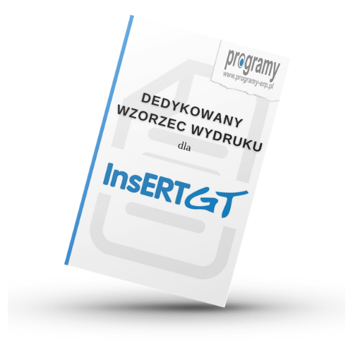 Dedykowany wzorzec wydruku dla InsERT GT