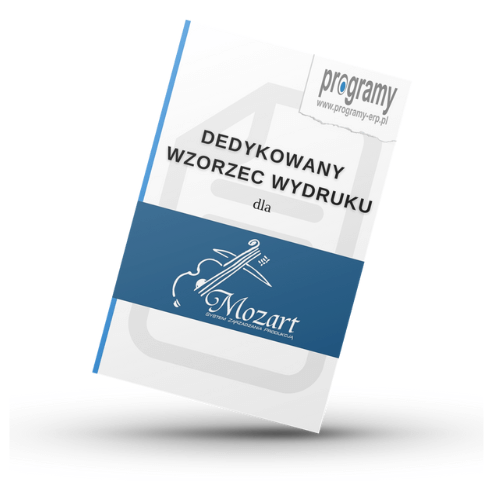 Dedykowany wzorzec wydruku dla Mozart