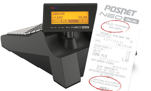 Kasa fiskalna POSNET NEO Online •  Moduł WiFi: Nie