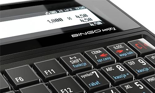 BINGO MAX 2 • Wersja kasy: Z modułem WiFi