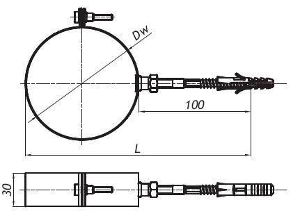DAR UMO150-X Uchwyt mocujący 150