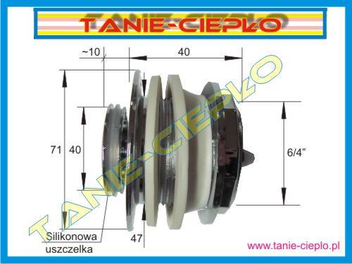 HDRL Korek brodz. KLIK 6/4 z ABS K.KK40ABS
