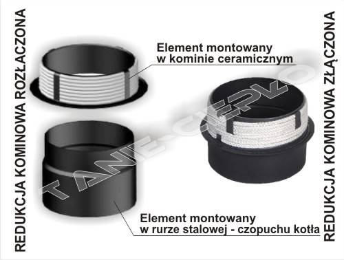 DAR WKC150/180-CZ2 Redukcja 150/180 - do ceram.