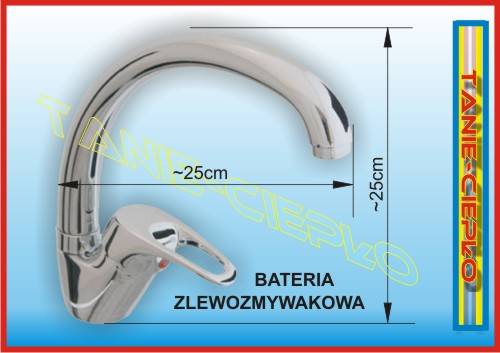 HDRL ATUT B395S Bateria zlew. skośna CHR