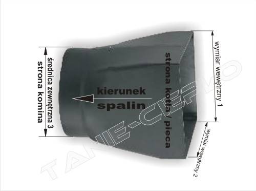 DAR RDkw171x171/200-CZ2 Redukcja kwad. 171x171/200