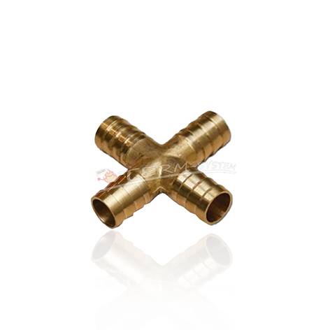 BRA SE1-2K08 Czwórnik 8mm MOSIĄDZ