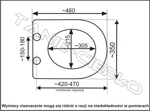 MAS CRONAT SLIM Deska wolnoopadająca ROCA