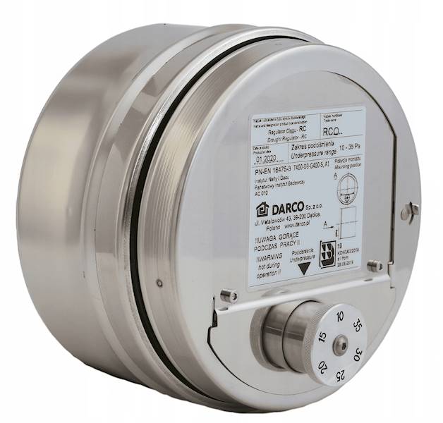 DAR RCO-CH Regulator okrągły ciągu RCO 150