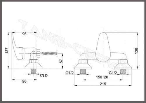 HDRL NANO Bateria natr. ścienna. B637.BN