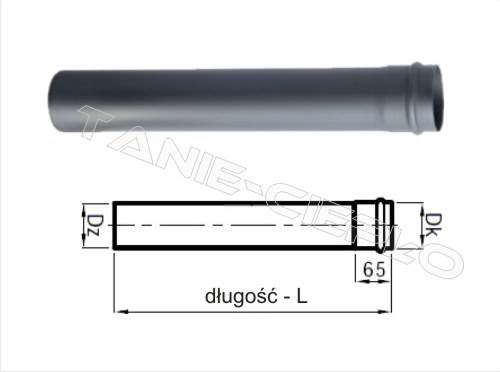 DAR RP080/1000-CZ1,2P Rura PELET 80x1000