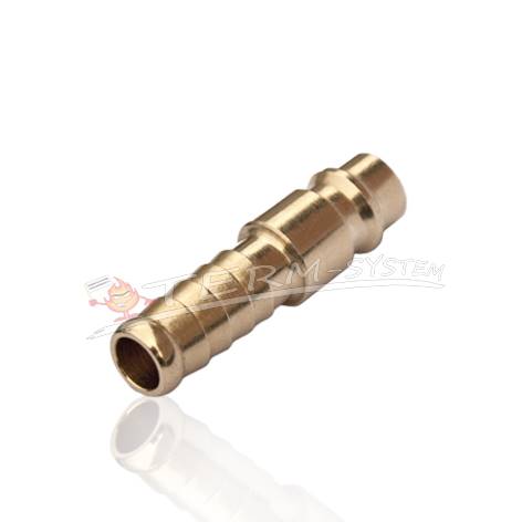 BRA SE2-3PH Wtyk z nyplem na wąż 9mm MOSIĄDZ