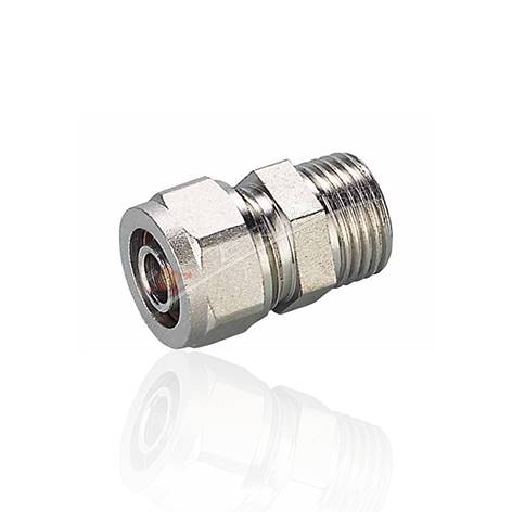 PEX Nypel 16x1/2 GZ skrecana