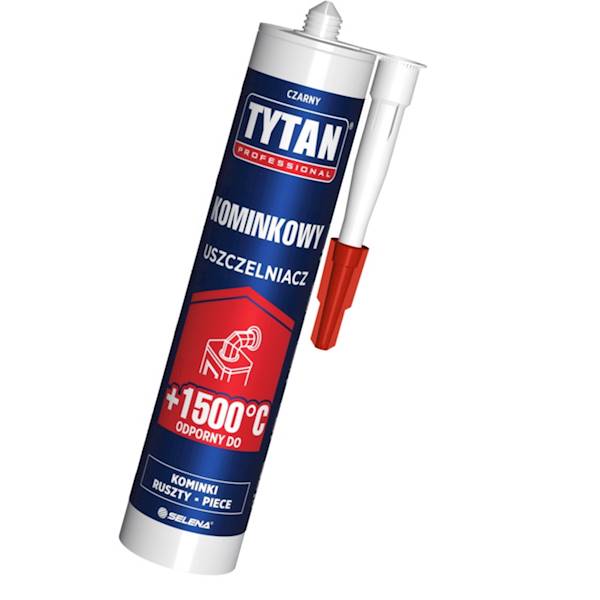 SEL Uszczelniacz kominkowy CZARNY 1500 stC 280ml