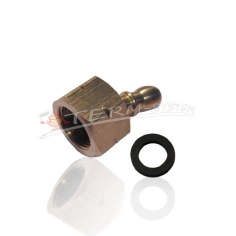 BRA PRA6 Złącze dwuczęściowe GW3/8"L x 9-10mm MOS