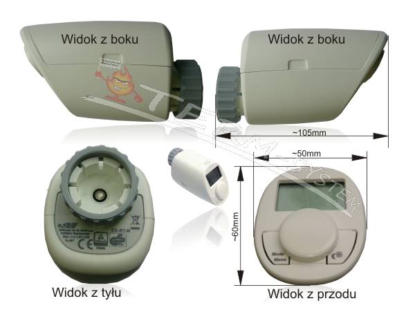 HDRL Głowica termost ELEKTRO EM-GT-01 G.T.E